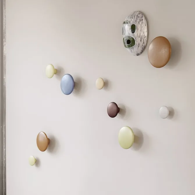 Dots Wood Coat Hanger Small