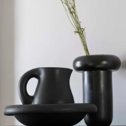 Dough Wide Bowl Charcoal