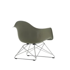 Eames Fiberglass Armchair LAR lenestol Basic Dark