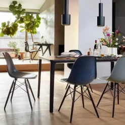 Eames Fiberglass Chair DSW stol Ash Honey Tone