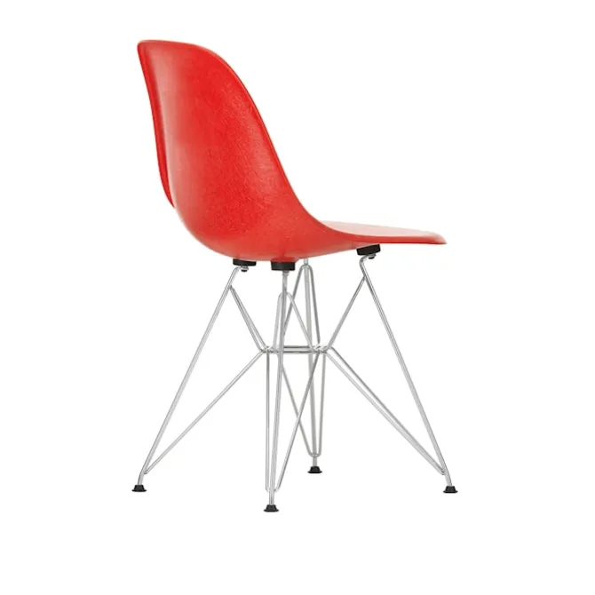 Eames Fiberglass Chair DSR stol Basic Dark
