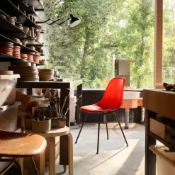 Eames Fiberglass Chair DSX stol White