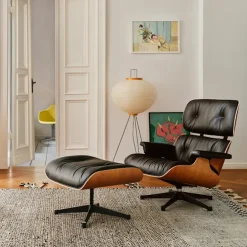 Eames Lounge Chair & Ottoman Santos Palisander Polert Base