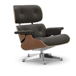 Eames Lounge Chair Cherry Polished lenestol