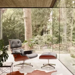 Eames Lounge Chair Cherry Polished lenestol