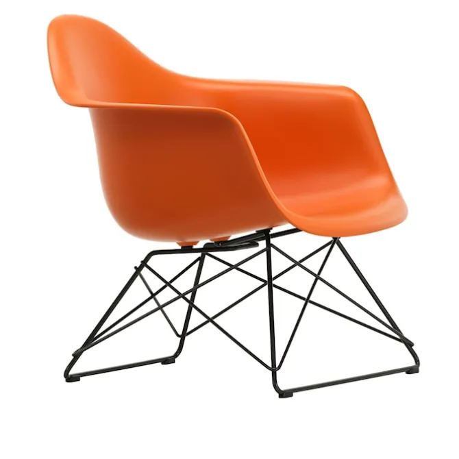 Eames RE Plastic Armchair LAR lenestol Basic Dark