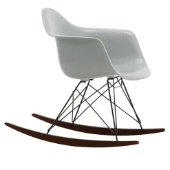 Eames RE Plastic Armchair RAR gyngestol Basic Dark/Dark Maple