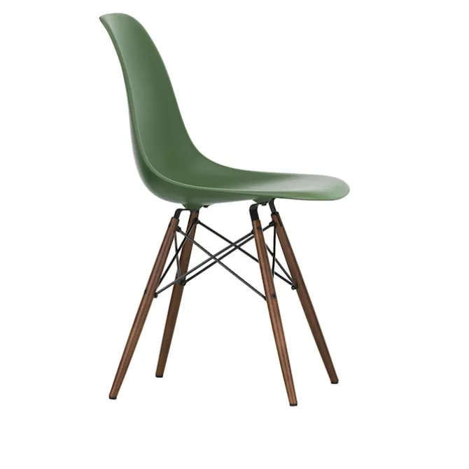Eames RE Plastic Chair DSW stol Dark Maple