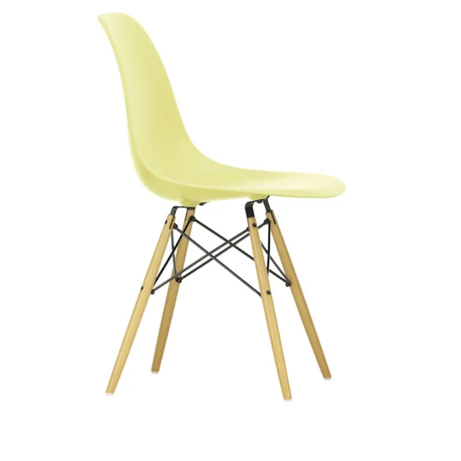 Eames RE Plastic Chair DSW stol Golden Maple