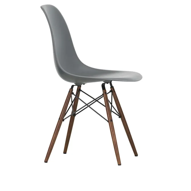 Eames RE Plastic Chair DSW stol Dark Maple