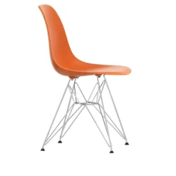 Eames RE Plastic Chair DSR stol Chrome