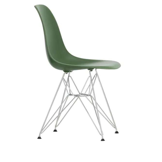 Eames RE Plastic Chair DSR stol Chrome