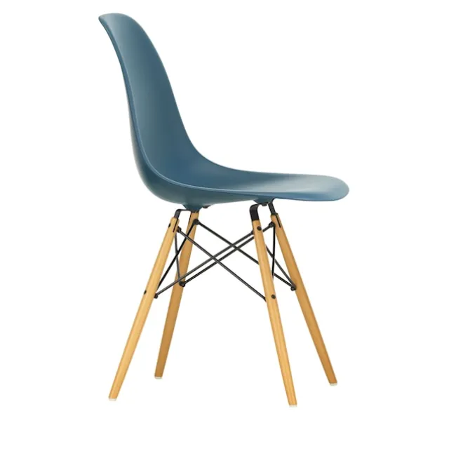 Eames RE Plastic Chair DSW stol Golden Maple