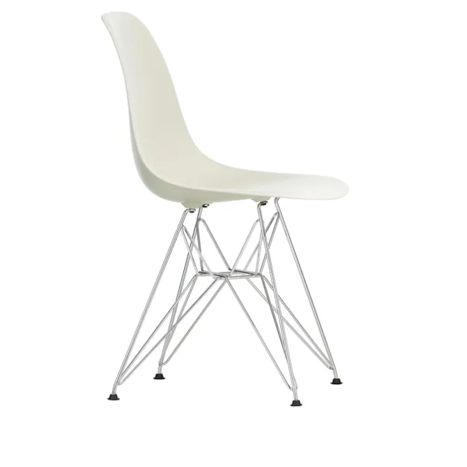 Eames RE Plastic Chair DSR stol Chrome