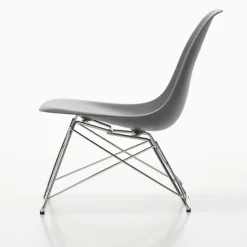 Eames RE Plastic Side Chair LSR stol Basic Dark