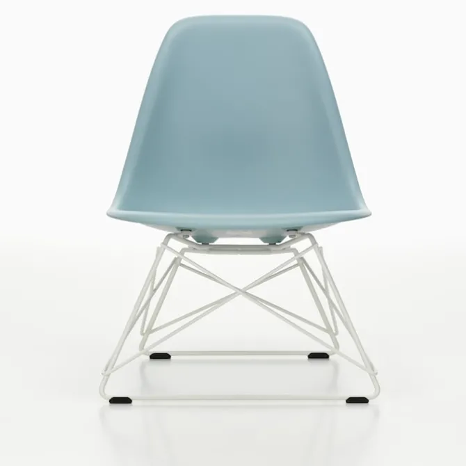 Eames RE Plastic Side Chair LSR stol Chrome