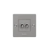 EU 1G Double Toggle Switch With Logo