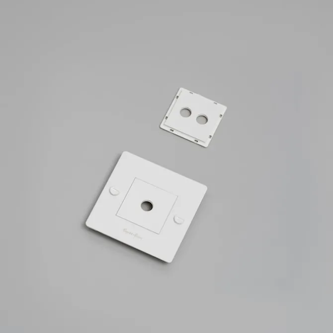 EU 1G Wall Plate Horizontal With Infills