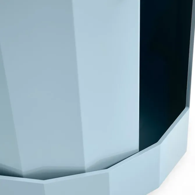 Facet Cabinet sidebord hjul High