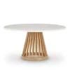 Fan Large Natural Side Table
