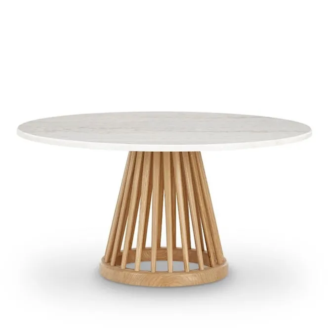 Fan Large Natural Side Table