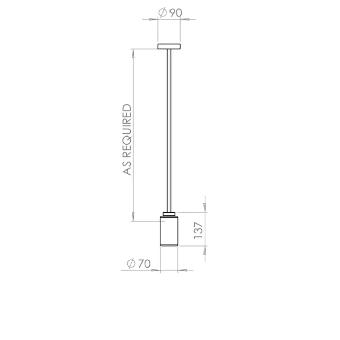 Farol Pendant, Brass/Opal