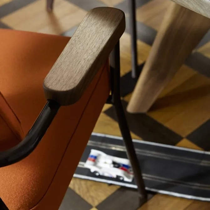 Fauteuil Direction lenestol Japanese Red