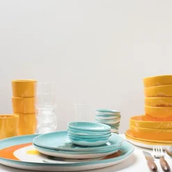 Feast Plate - Azure Pepper Green
