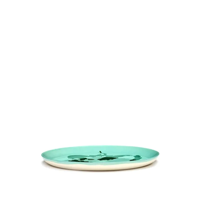 Feast Plate - Azure Pepper Green