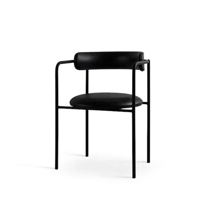 FF Chair Rounded Black Legs