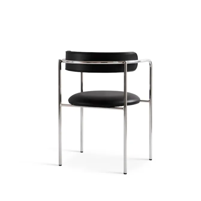 FF Chair Rounded Chrome Legs