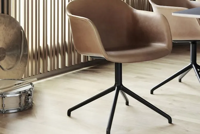Fiber Armchair - Swivel Base