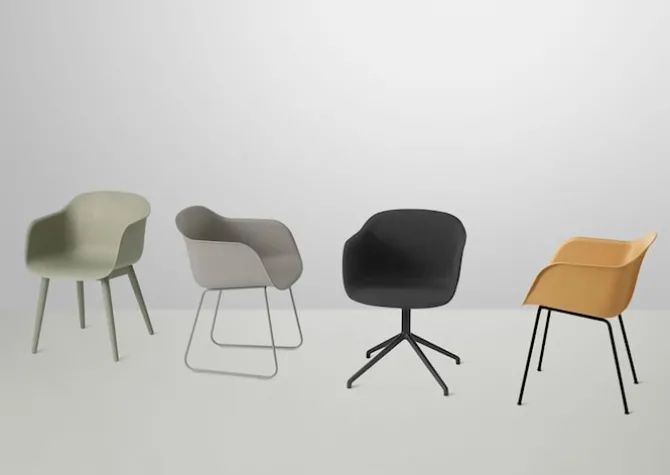 Fiber Armchair Sled base