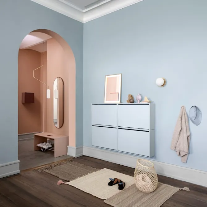 Figure Oval Mirror - Suspension Rail