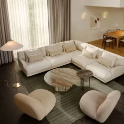 Flaneur 3-seters sofa Antique Brass