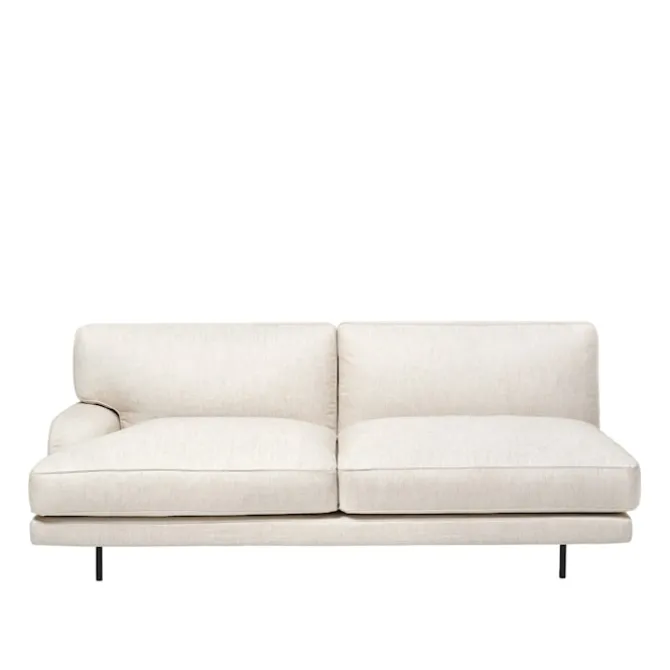 Flaneur 2-seters sofa Matt Black