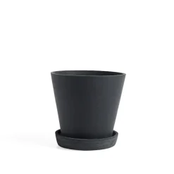 Flowerpot potte & fat Black