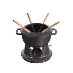 Fonduesett Ø 18 cm - Svart