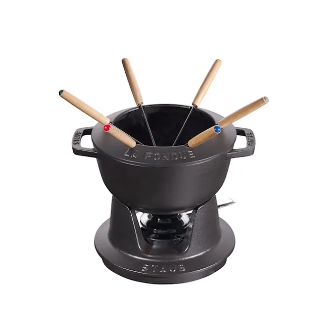 Fonduesett Ø 18 cm - Svart