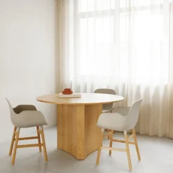 Form Armchair Black Oak