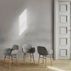 Form Armchair Black Oak