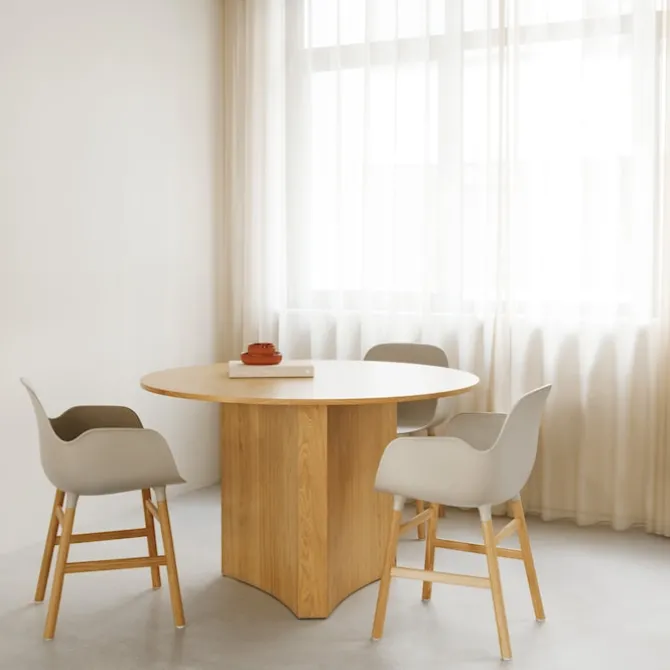 Form Armchair Walnut