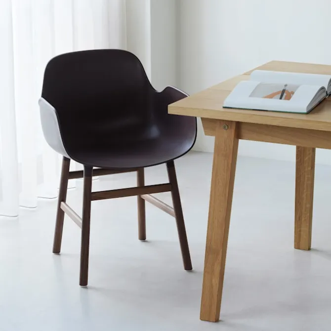 Form Armchair Walnut