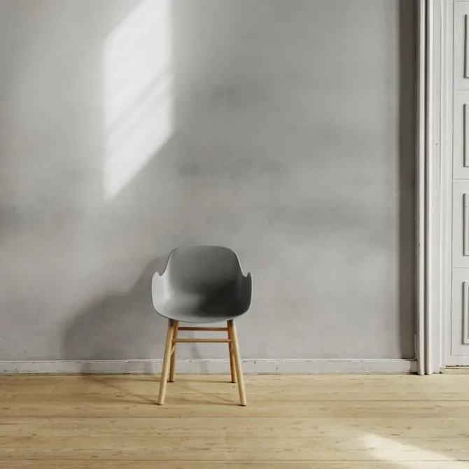 Form Armchair Walnut