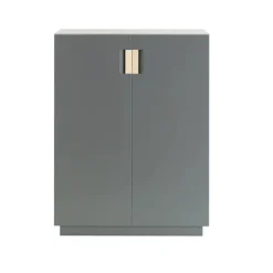 Frame 80 High, Covered Doors Storm Grey