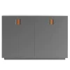 Frame 160 Medium, Covered Doors Storm Grey