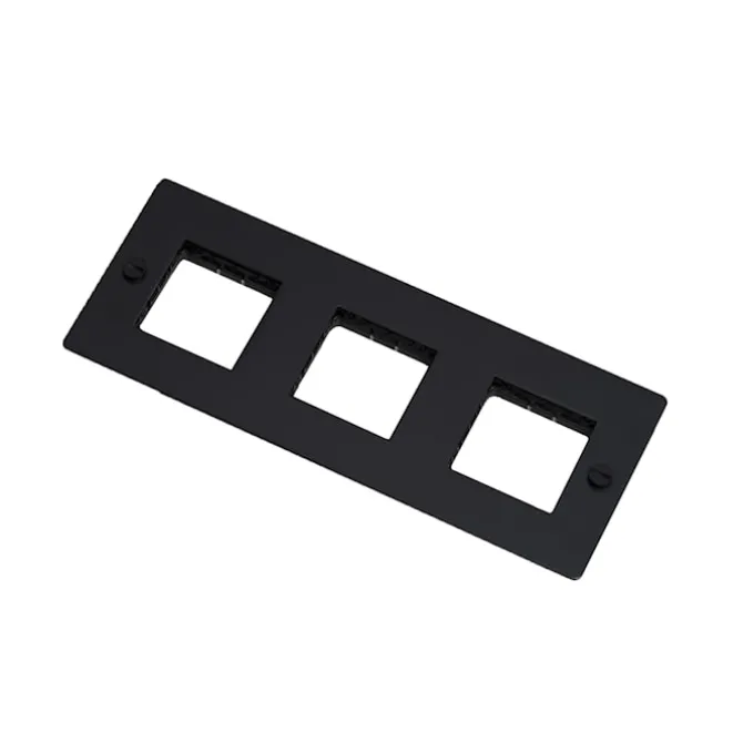 3G Wall Plate Horizontal No Infills