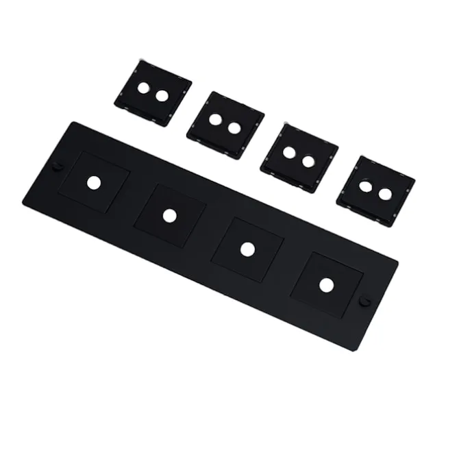 4G Wall Plate Horizontal With Infills