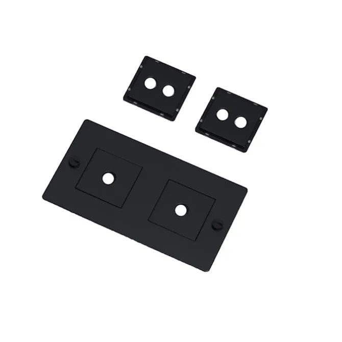 2G Wall Plate Horizontal With Infills
