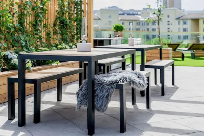 Garden Dinner Bench